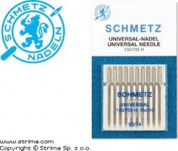 Schmetz Igły do Maszyny do Szycia Uniwersalne 130/705H Rozmiar 90 - 10 szt.