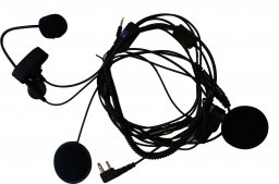 Słuchawka HamRadioShop Zestaw słuchawkowy do kasku otwartego z wtykiem Kenwood z obsługą telefonu