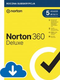  Norton 360 Deluxe 5 urządzeń 24 miesiące  (21441627)
