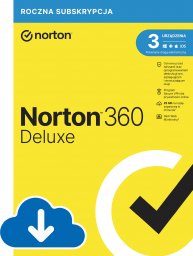  Norton 360 Deluxe 3 urządzenia 24 miesiące  (21441624)