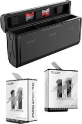 Kamera Telesin Podręczna ładowarka trójkanałowa Telesin + 2 akumulatory do GoPro Hero 11 / 10 / 9