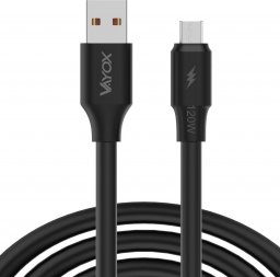 Kabel USB Vayox USB-A - microUSB 1 m Czarny