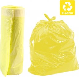 Bodex Worki na śmieci LDPE 120 L/10 sztuk żółte