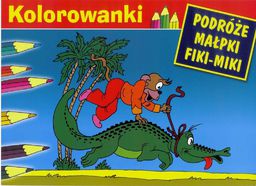  Malowanka - Podróże małpki Fiki-Miki i Krokodyl (195839)
