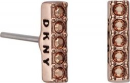  DKNY Firmowe damskie kolczyki, wkrętki marki DKNY model 5520082 (1CM ) NoSize