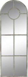  DKD Home Decor Lustro ścienne DKD Home Decor 42 x 2,5 x 122 cm Szary Metal Biały Vintage Okno