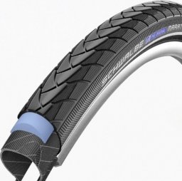 Schwalbe Opona Tire 28" Marathon Plus HS 348, Perf Wired 40-622 Black-Reflex