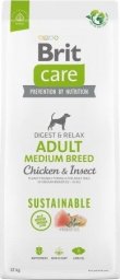  Brit Care Sustainable Adult Med Chicken Insect 12kg