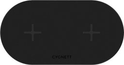 Ładowarka Cygnett Podwójna ładowarka bezprzewodowa Cygnett 20W (czarna)
