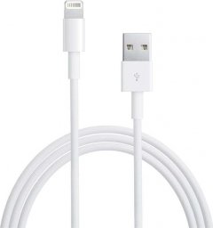 Kabel USB 4kom.pl USB-A - Lightning 1 m Biały