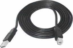 Kabel USB TelForceOne Kabel do drukarki USB A - USB B 1.5m czarny TFO Supplies Line