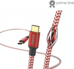 Kabel USB Hama USB-C - USB-C 1.5 m Czerwony (002015600000)