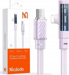 Kabel USB Mcdodo Lightning - USB-C 1.2 m Fioletowy
