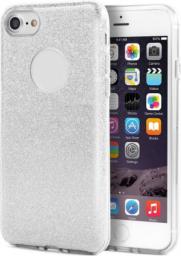  Glitter Nakładka 3in1 do iPhone 7 srebrna (GSM028077)