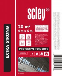 Folia stretch Scley Folia ochronna Scley Extra Strong LDPE (4 x 5 m)