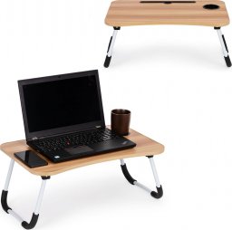 Podstawka pod laptopa ModernHome stolik do łóżka 60x40cm - Wood