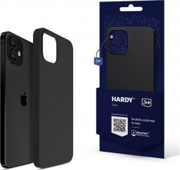  3MK Apple iPhone 12 - Hardy Silicone MagCase Black