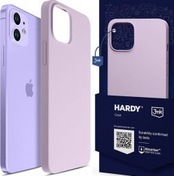  3MK Apple iPhone 12 - Hardy Silicone MagCase Purple