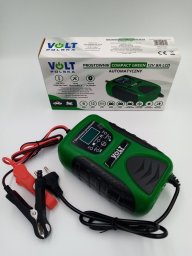  Volt PROSTOWNIK AKUMULATOROWY Z LCD 12V 8A COMPACT GREEN
