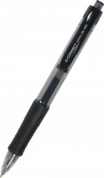 Q-Connect Długopis automatyczny żelowy Q-CONNECT 0,5mm (linia), zawieszka, czarny