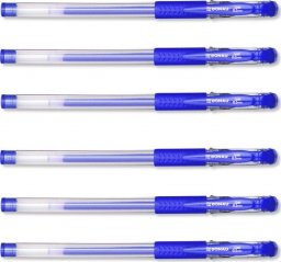  Donau Długopis żelowy 0,5mm Donau niebieski 6szt
