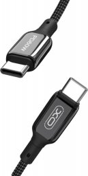 Kabel USB XO USB-C - USB-C 1 m Czarny