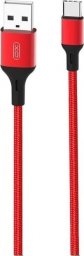Kabel USB XO XO kabel NB143 USB - USB-C 1,0 m 2,4A czerwony