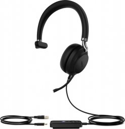 Słuchawka Yealink Yealink UH38 Mono UC Zestaw słuchawkowy Przewodowy i Bezprzewodowy Opaska na głowę Biuro/centrum telefoniczne Bluetooth Czarny