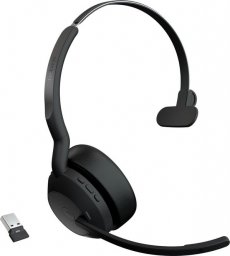 Słuchawka Jabra Jabra Evolve2 55 Zestaw słuchawkowy Bezprzewodowy Opaska na głowę Biuro/centrum telefoniczne Bluetooth Czarny