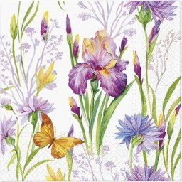  Art-Pol Pl Serwetki Iris With Butterfly