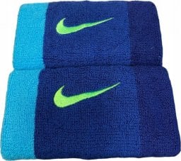  Nike Football Frotka na rękę Swoosh niebieska 2 szt. N0001586417OS