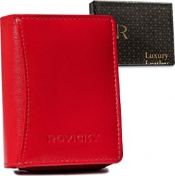  Rovicky Kompaktowy skórzany portfel damski  Rovicky NoSize