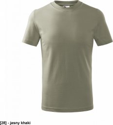  MALFINI Basic 138 - ADLER - Koszulka dziecięca, 160 g/m2 - jasny khaki 134 cm/8 lat