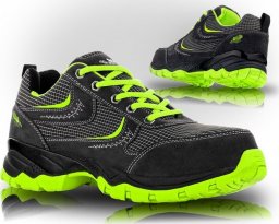  VM Footwear IOWA O1 FO ESD SRA 4745 - półbuty robocze bez podnoska, skóra welur połączony z tkaniną, podeszwa EVA/GUMA antypoślizgowa 38
