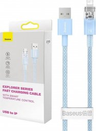 Kabel USB Baseus USB-A - Lightning 2 m Niebieski (CATS010103)