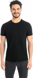  Luca T-shirt męski bawełniany Luca czarny Czarny 3XL