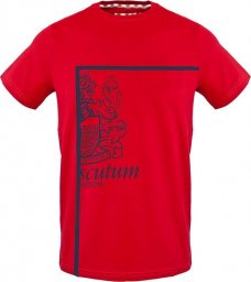  Aquascutum T-shirty marki Aquascutum model TSIA127 kolor Czerwony. Odzież Męskie. Sezon: Wiosna/Lato XL