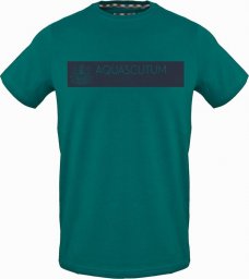  Aquascutum T-shirty marki Aquascutum model TSIA117 kolor Zielony. Odzież Męskie. Sezon: Wiosna/Lato M