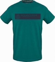 Aquascutum T-shirty marki Aquascutum model TSIA117 kolor Zielony. Odzież Męskie. Sezon: Wiosna/Lato XL