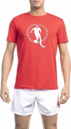  Bikkembergs T-shirty marki Bikkembergs Beachwear model BKK1MTS02 kolor Czerwony. Odzież Męskie. Sezon: L