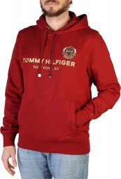  Tommy Hilfiger Bluzy marki Tommy Hilfiger model MW0MW29721 kolor Czerwony. Odzież Męskie. Sezon: Jesień/Zima S