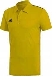  Adidas Koszulka męska adidas Core 18 Climalite Polo żółta FS1902 S
