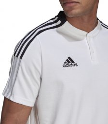  Adidas Koszulka męska adidas Tiro 21 Polo biała GM7363 S