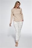 Cornette Piżama damska bawełniana długi rękaw długie spodnie 2XL