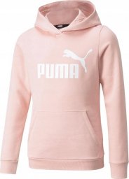  Puma Bluza dla dzieci Puma ESS Logo Hoodie FL różowa 587031 36 116cm