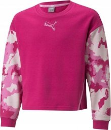  Puma Bluza dla dzieci Puma Alpha Crew TR różowa 846941 14 152cm