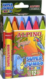 Alpino Kredki woskowe Super Jumbo Tropic