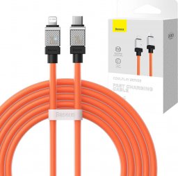 Kabel USB Baseus USB-C - Lightning 2 m Pomarańczowy (CAKW000107)