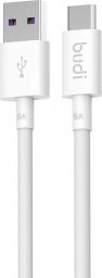 Kabel USB Budi USB-A - USB-C 1 m Czarny (157)