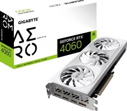 Karta graficzna Gigabyte GeForce RTX 4060 Aero OC 8GB GDDR6 (GV-N4060AERO OC-8GD)